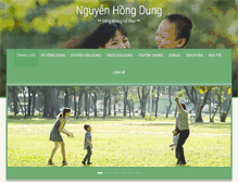 Tablet Screenshot of nguyenthihongdung.com